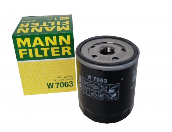 Original MANN Ölfilter W7063 für Citroen, Fiat, Opel, Peugeot, Toyota